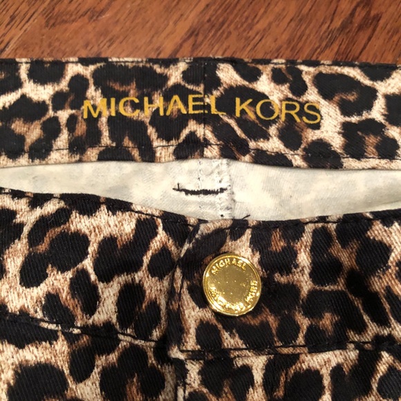 Michael Kors Leopard Print Jeans - Picture 5 of 6